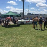 Our Roy Hill corporate GOODYEAR Mustang receiving lots of attention.